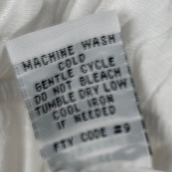 J. Gee White Lace Maxi Dress Size XL Flowy Wedding Engagement Beach Summer - Picture 8 of 9